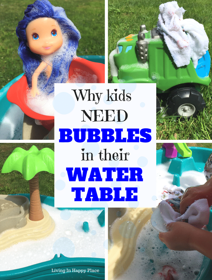 water table full of bubbles